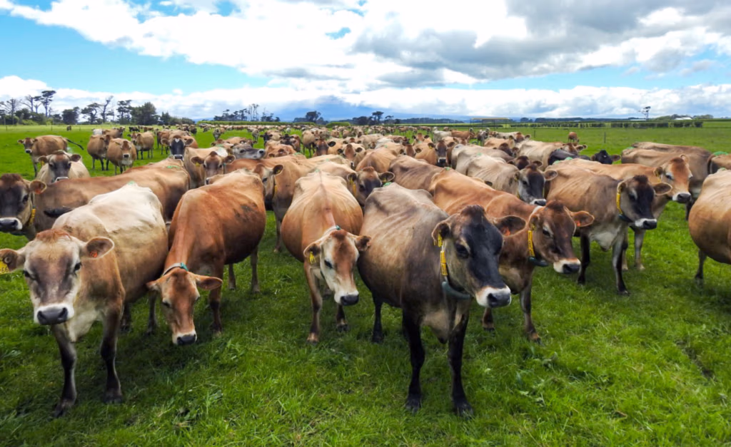 Jersey herd from LIC genetics in NZ